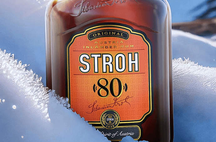 Stroh 80 śnieg